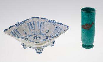 VAS SAMT SKÅL, keramik, Gustavsberg samt Bo Fajans.