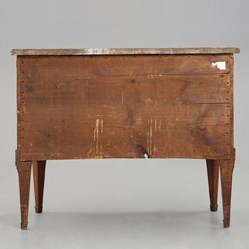 A late Gustavian late 18th century commode by Johan Wilhelm Metzmacher (master in Stockholm 1769-1783).