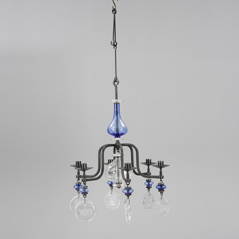 LJUSKRONA, Erik Höglund, 1900-talets andra hälft. Höjd ca 50 cm.