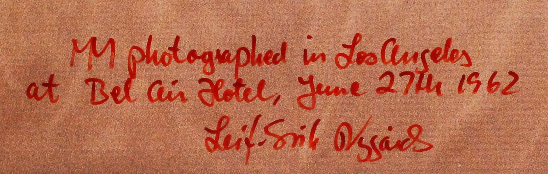 LEIF-ERIK NYGÅRDS, offsettryck, "Marilyn Monroe" signerat.