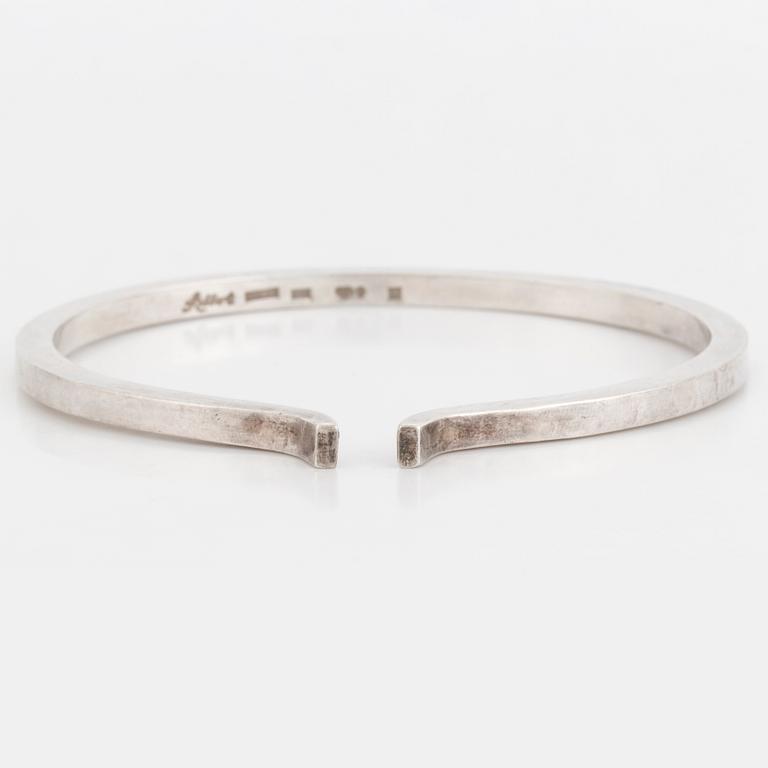 INGER ROBBERT, a silver bracelet from Trosa, 1966.