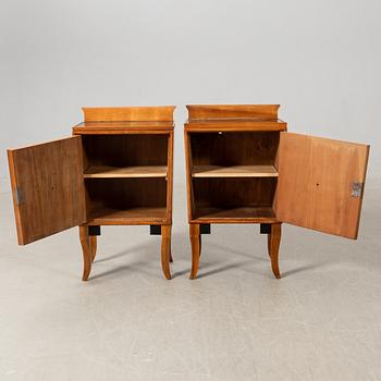 Bed cupboard, a pair, early 20th century.