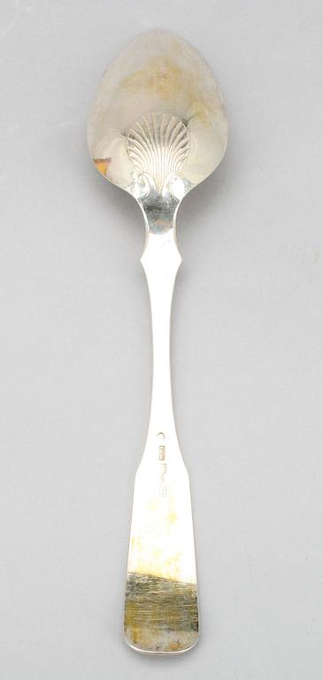 SKEDAR, 6 st, Frans Henrik Wikström, Nystad, 1880. Vikt 349 g.