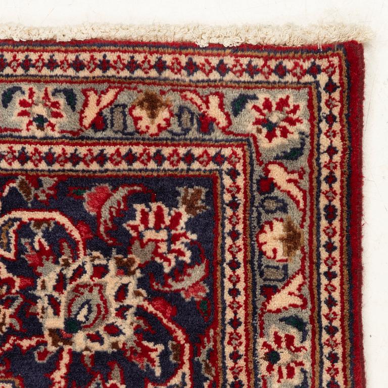 Carpet, Meshed, old, approx. 280 x 185 cm.