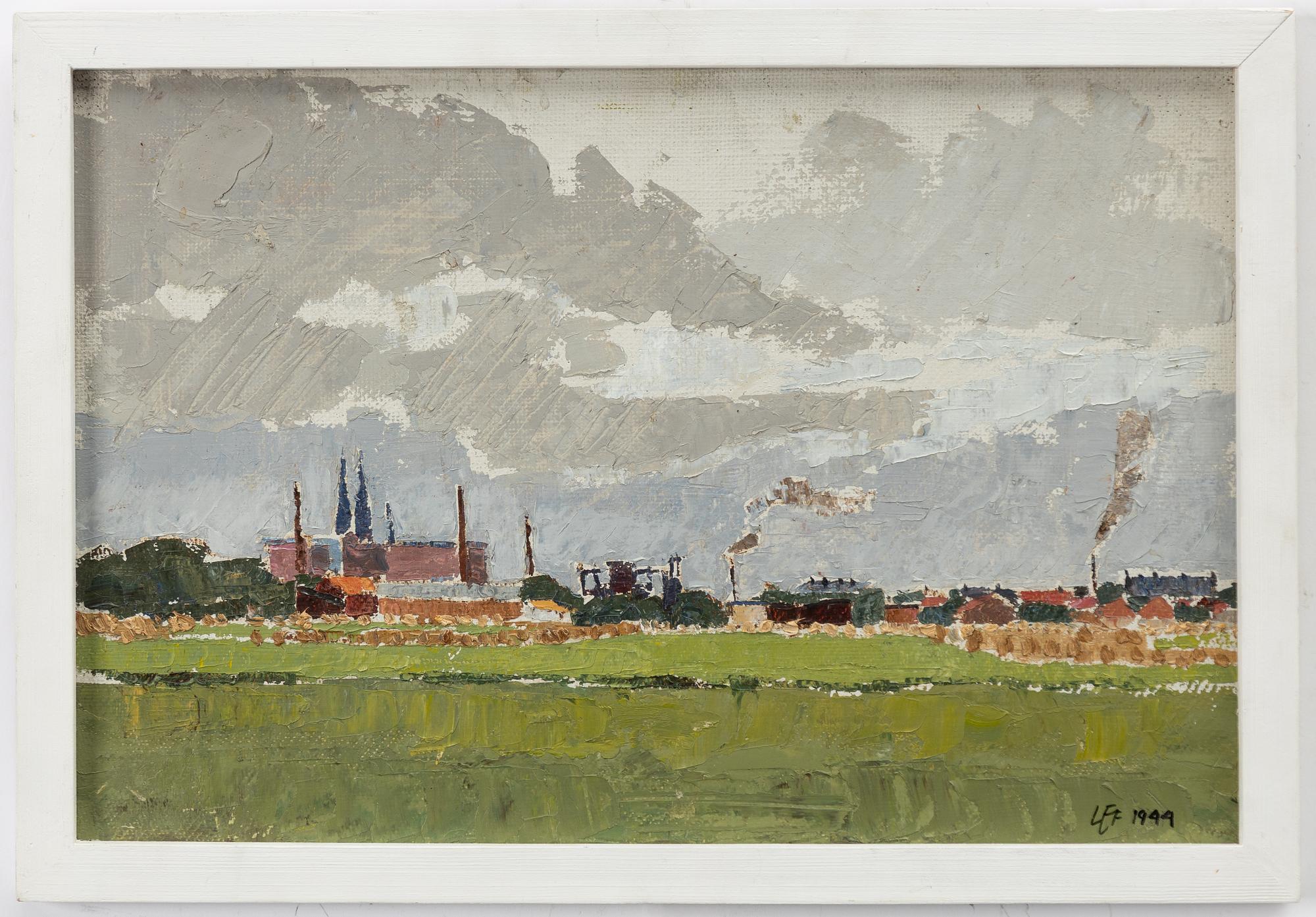 Lars Erik Falk, "Uppsala från söder".