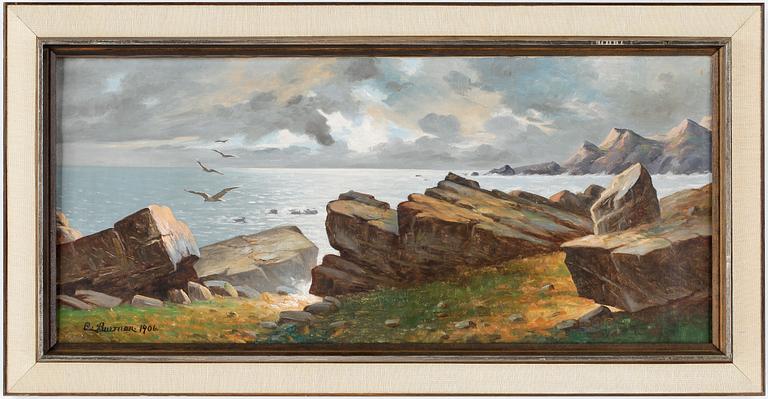 CONNY BURMAN, olja på duk, signerad och daterad 1906.