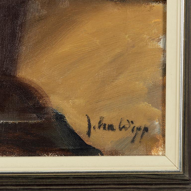 John Wipp, oil on canvas, signed.