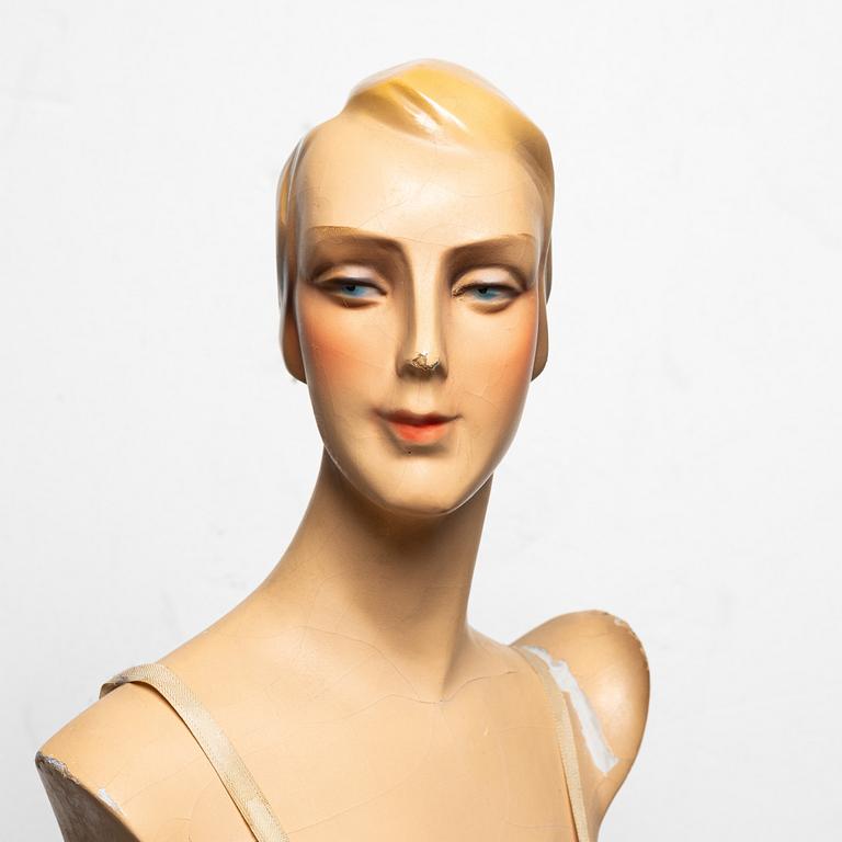 A 1930's storefront mannequin.