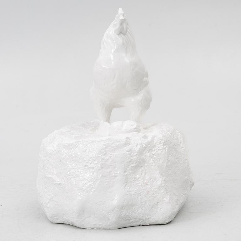 William Sweetlove, "Chicken on rock" (White).