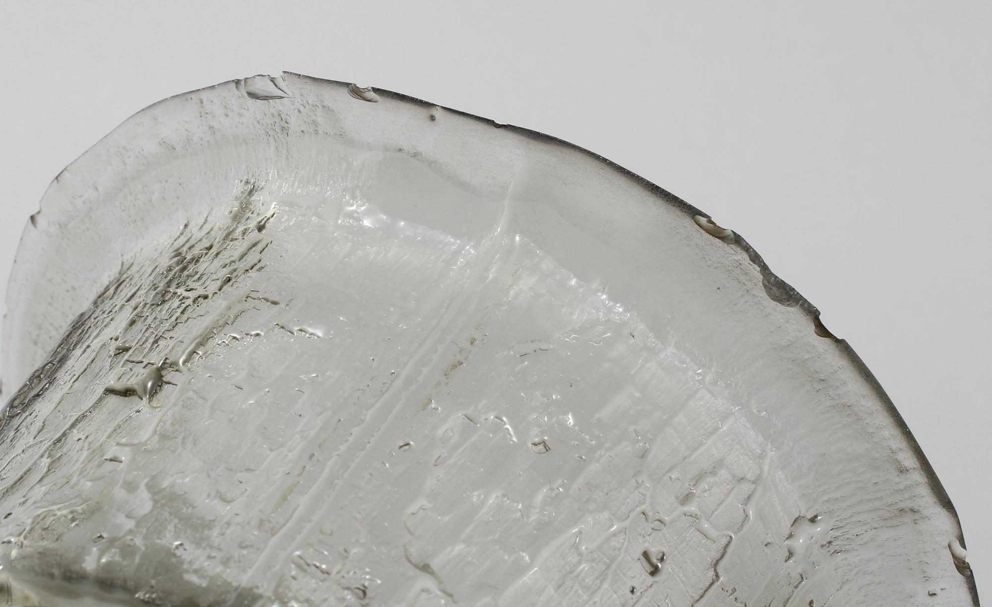 VAS samt SKÅLAR, 2 st, glas, Timo Sarpaneva, signerade, Iittala, 1900-talets andra hälft.