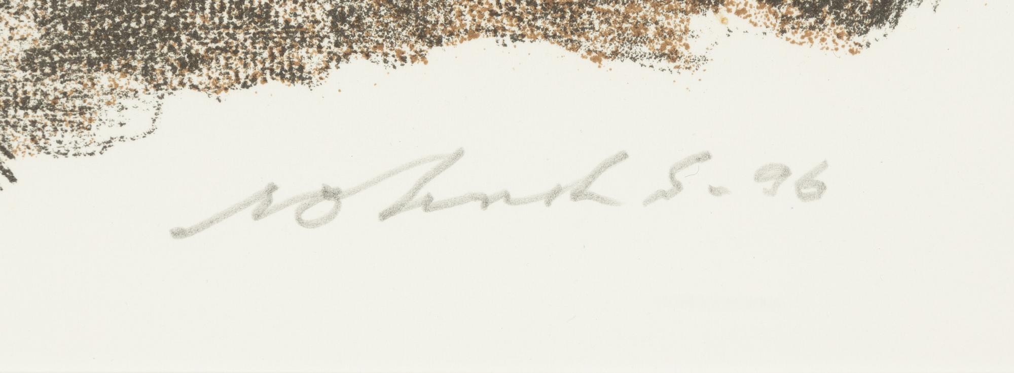 Roland Svensson, lithograph in colours, signed 35/250.