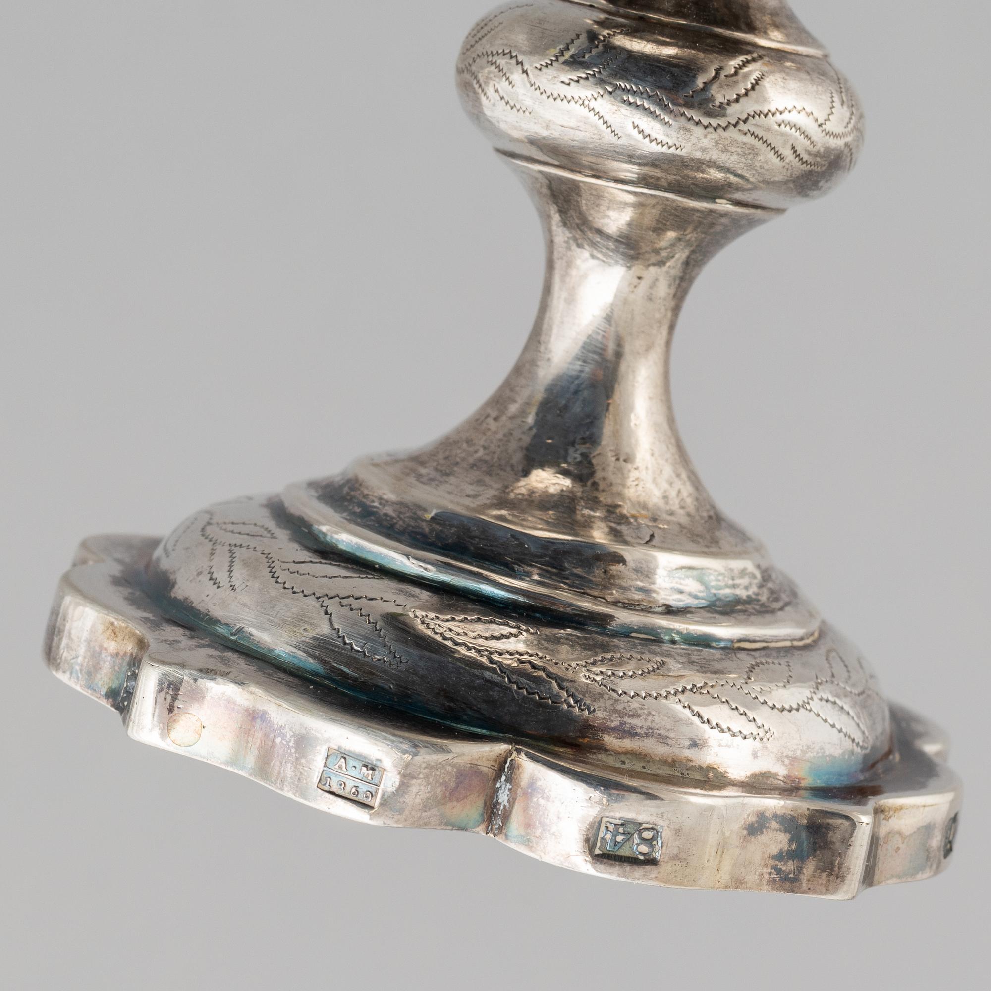 A silver chalice, Vilnius 1860.