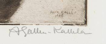 Akseli Gallen-Kallela, "Porträtt av Maksim Gork".