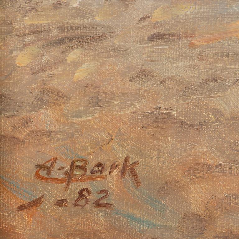 ARNE BARK, oil on canvas, signed and dated -82.