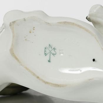 Figure, porcelain, Karl Ens, Germany, 20th century.