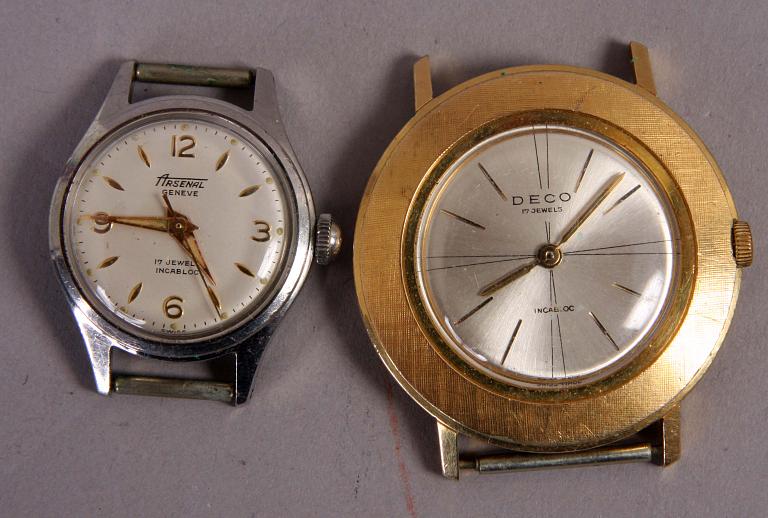 ARMBANDSUR, 9 st, bl a guldur.