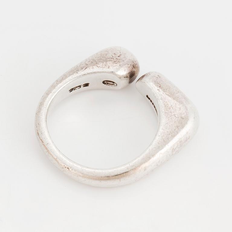 AGNETE DINESEN, ring, sterlingsliver, Georg Jensen, Danmark.