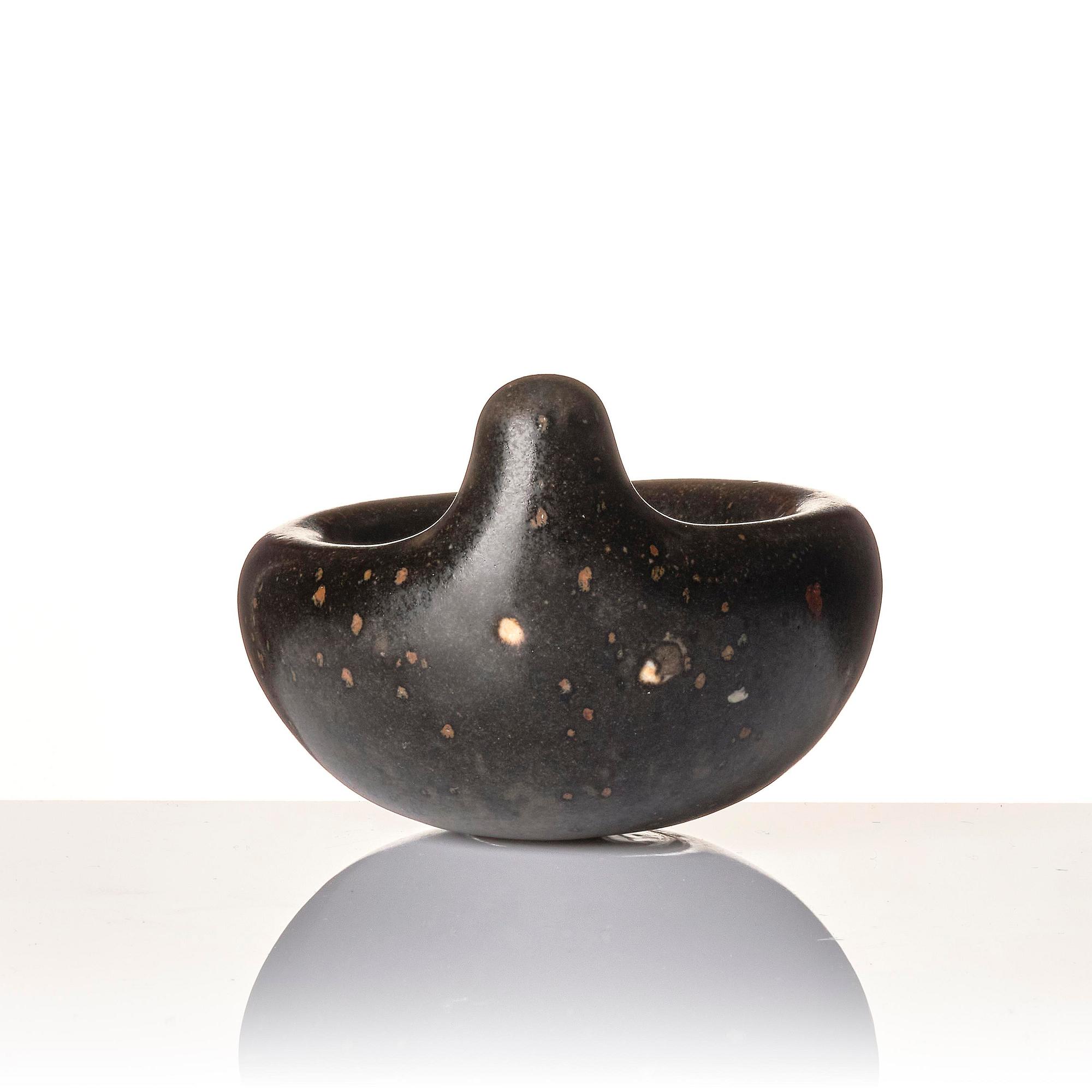 Alev Ebüzziya Siesbye, skål, unik, stengods, Royal Copenhagen, Danmark, 1960-tal.