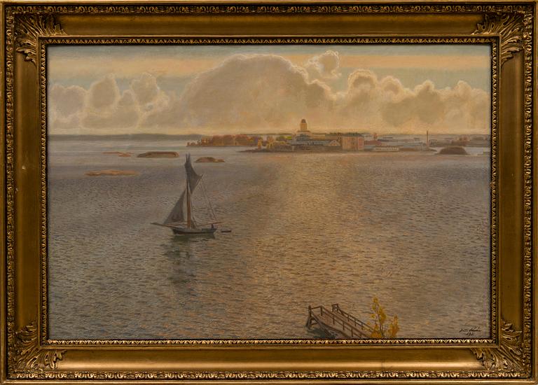 ANTTI FAVÉN, VIEW OVER SUOMENLINNA.