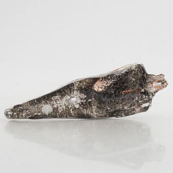 Bertil Vallien, a unique glass sculpture, "Idol", Kosta Boda, Sweden.