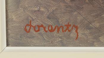 Waldemar Lorentzon, olja på duk, signerad, daterad a tergo 1951.