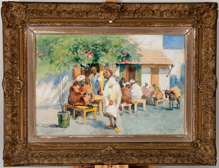 Hugo Backmansson, VIEW FROM TANGIER.