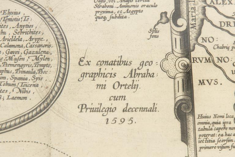 Abraham Ortelius, "AEgyptus Antiqua".