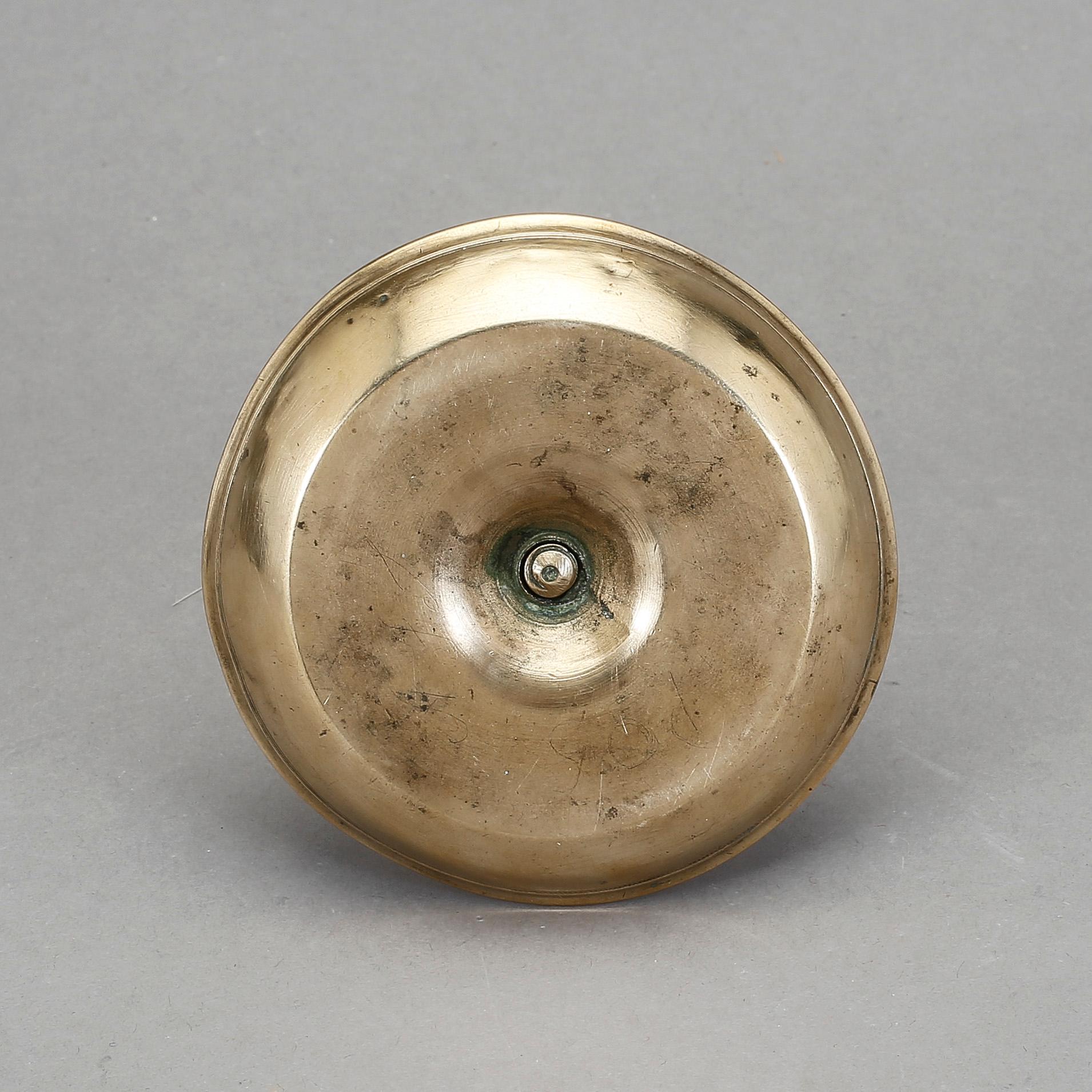 LJUSSTAKE, mässing, 1700-tal.