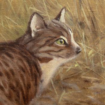 Lennart Sand, oil on canvas signed and dated 85.