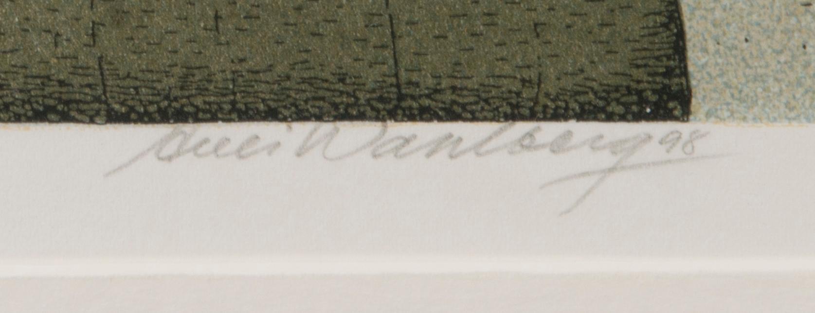 AULI WAHLBERG, serigrapoh, signed and dated -98, numbered 99/100.