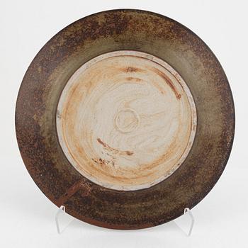 Stig Lindberg, a stoneware dish, Gustavsberg Studio, Sweden.