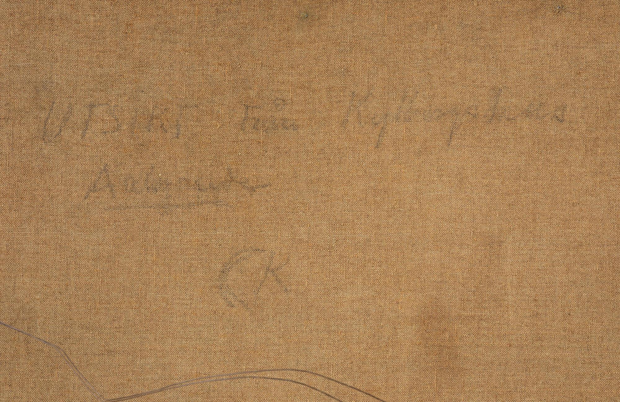 Carl Kylberg, "Efter slutad färd".