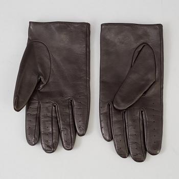 Two pair of GLOVES and a Scarf, by Ralph Lauren.