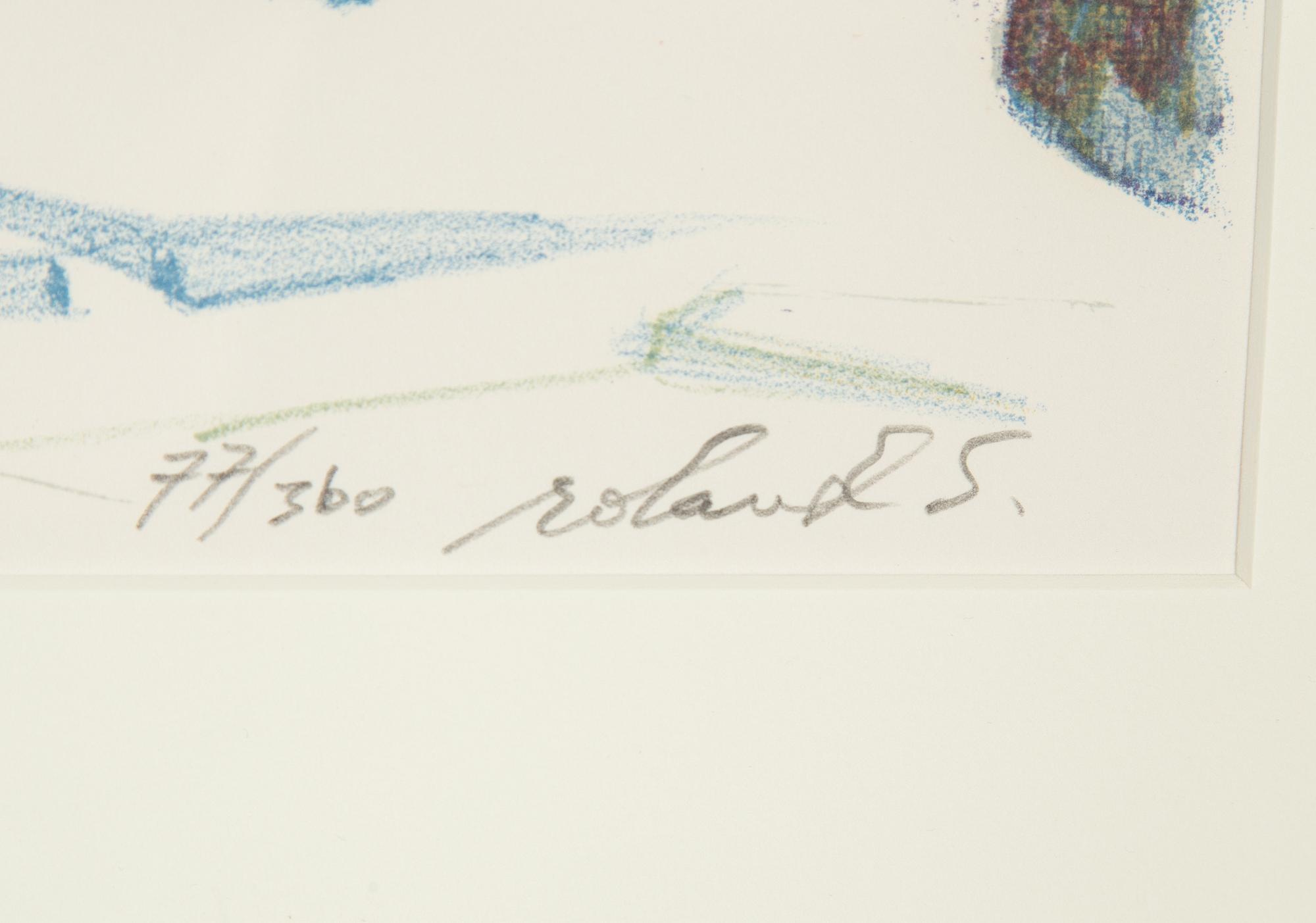 Roland Svensson, 2 färglitografier, signerade och numrerade.