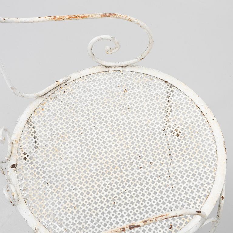 Trädgårdsmöbler, 3 delar, troligen Frankrike, 1900-talets mitt.