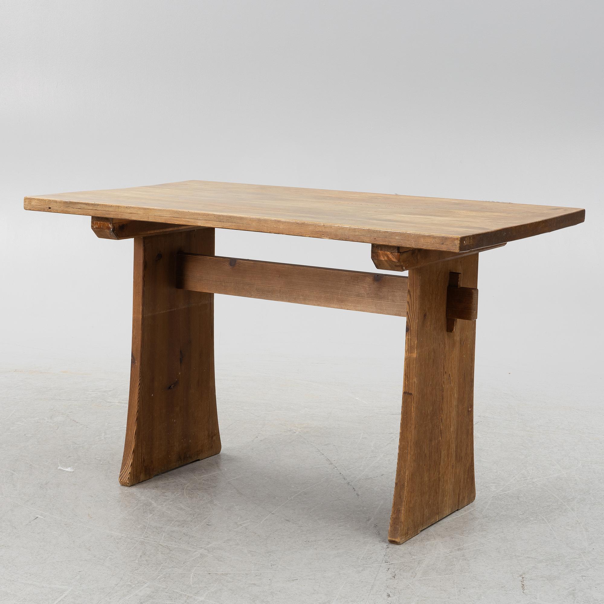 Dining table, sports cabin model, 1930s-40s.