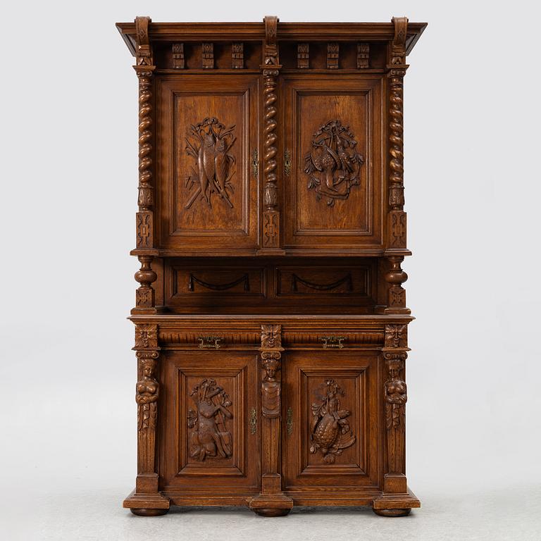 A cabinet, neo-Renaissance, circa 1900.
