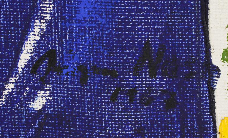 JÖRGEN NASH, olja på duk, sign Jörgen Nash och dat 1967. Samt sign och dat a tergo.