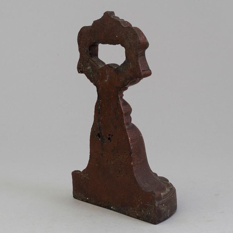 DÖRRSTOPP, gjutjärn, 1800-tal.