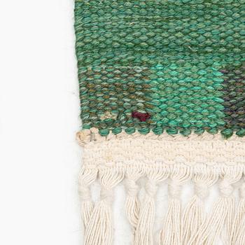 Marianne Richter, a carpet, 'Fasad, grön II', flat weave, ca 276 x 187 cm, signed AB MMF MR.