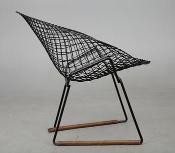 FÅTÖLJ, "Diamond chair" Harry Bertoia. 1900-talets senare hälft.