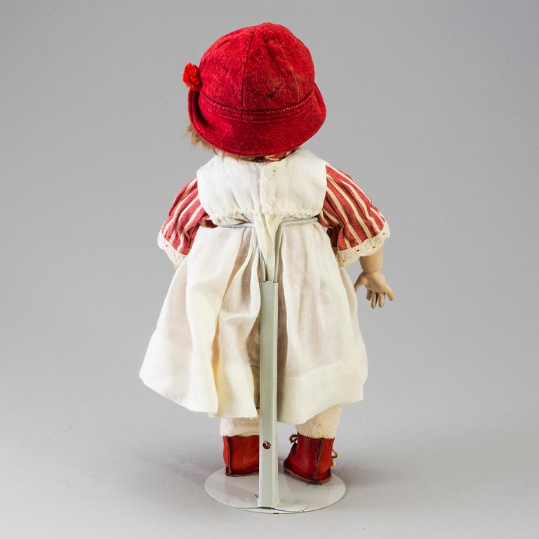 A bisque headed doll by Kästner JDK 260, Germany, 1916.
