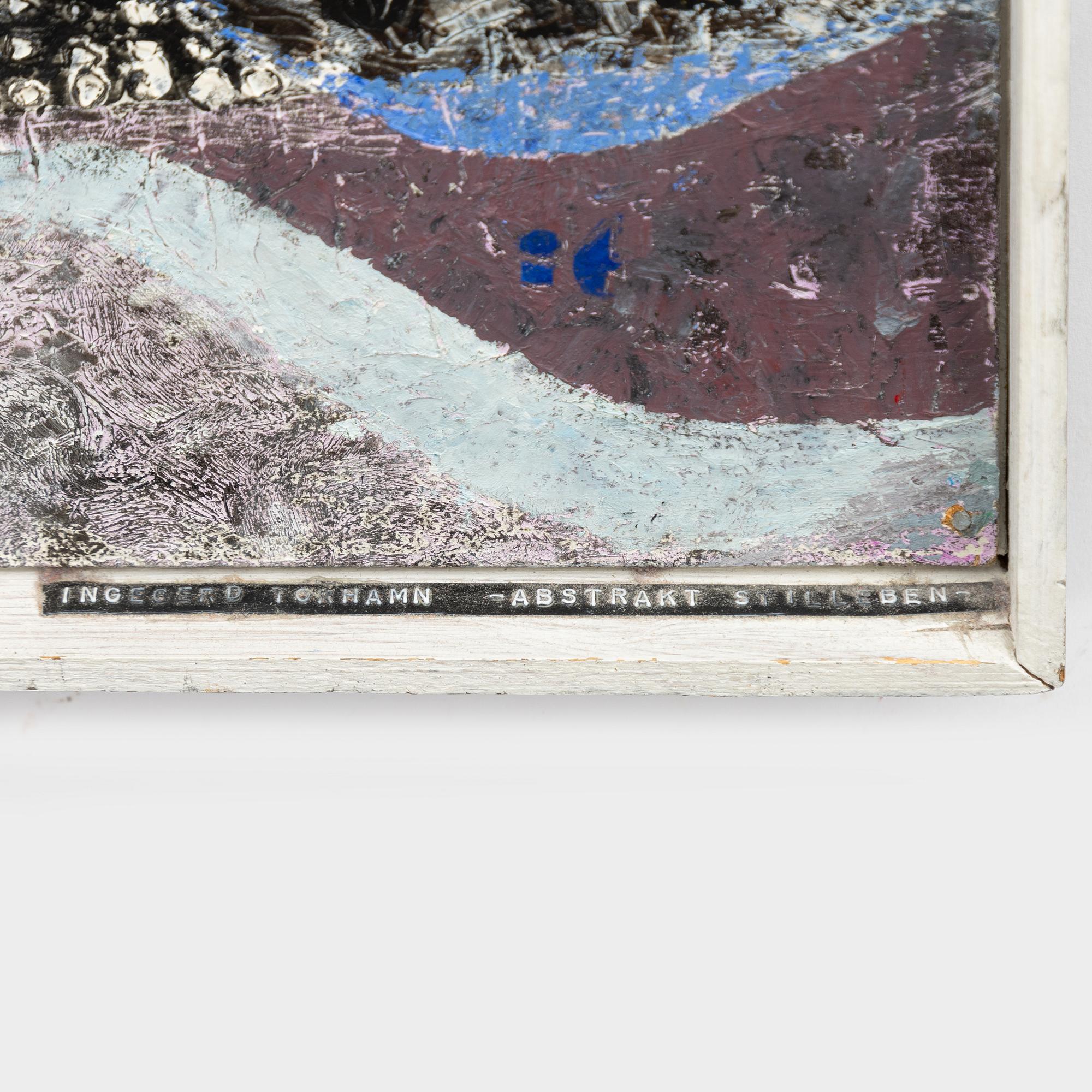 Ingegerd Torhamn, "Abstrakt stilleben".