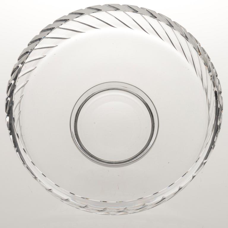 HELENA TYNELL, a bowl 'Vanne' signed Helena Tynell Riihimäen Lasi Oy.