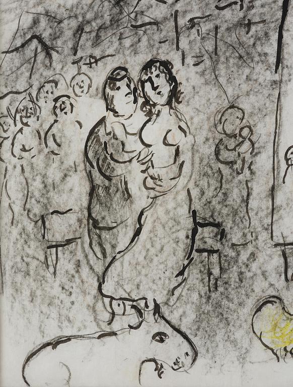 Marc Chagall, "L'artiste et l'ange".
