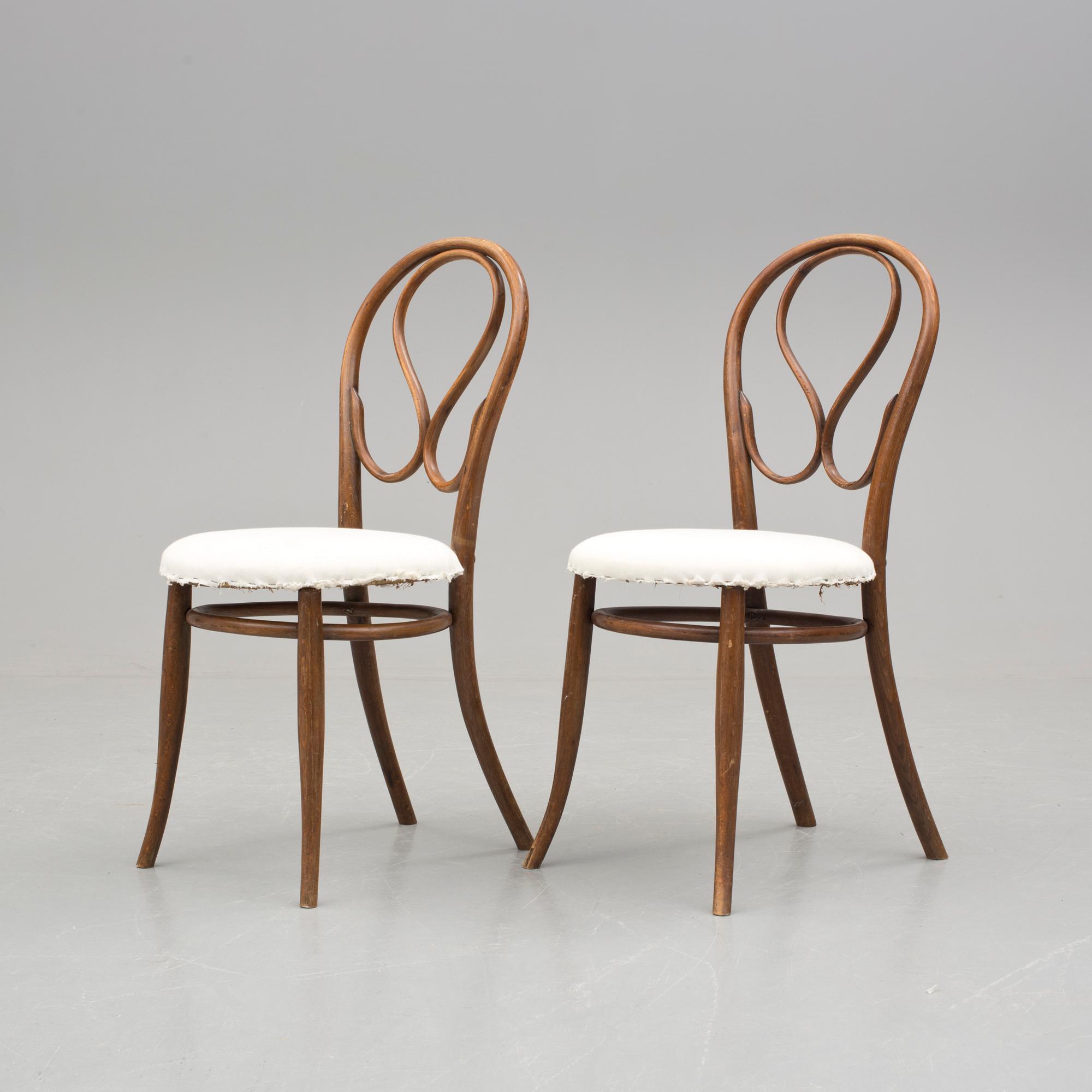 SOFFA samt STOLAR, Thonet, omkring 1900.