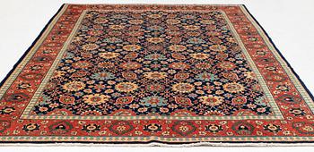 A Tabriz carpet of Harshang design, c. 353 x 250 cm.