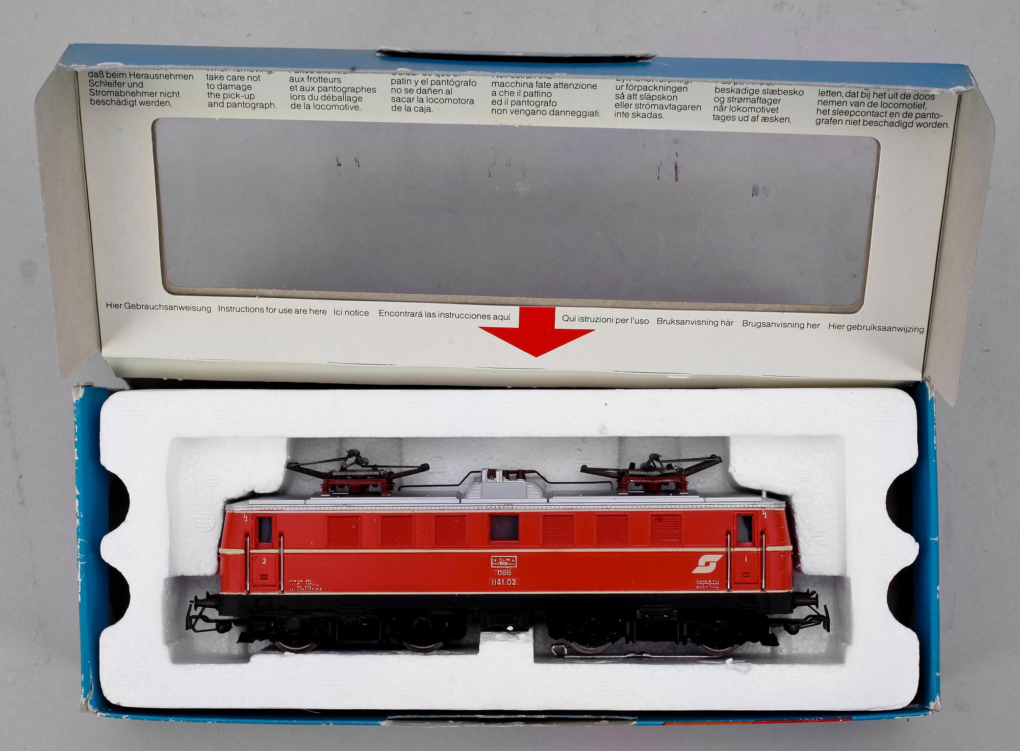 PARTI LOK, 3 st, "3066", "3154", "3324", Märklin, 1900-talets andra hälft.