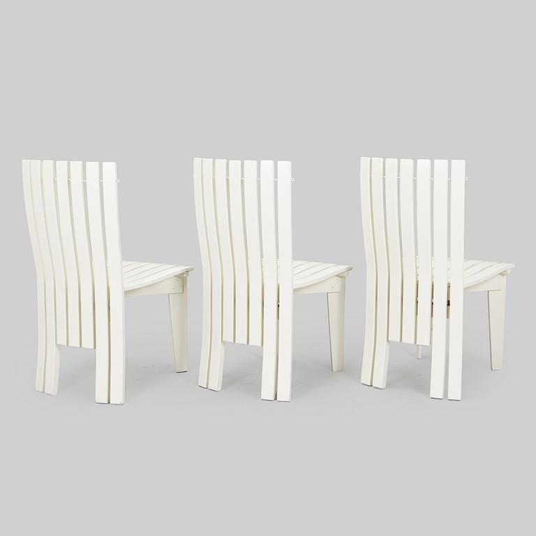 Alvar & Aino Aalto, tuoleja, 3 kpl, Aurinko-sarjaa, Artek 2000-luku.