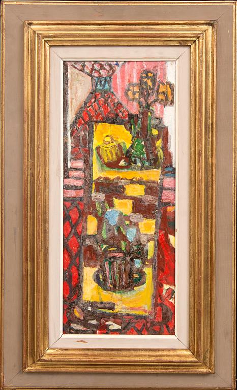 Olaf Tangen, olja på pannå signerad.